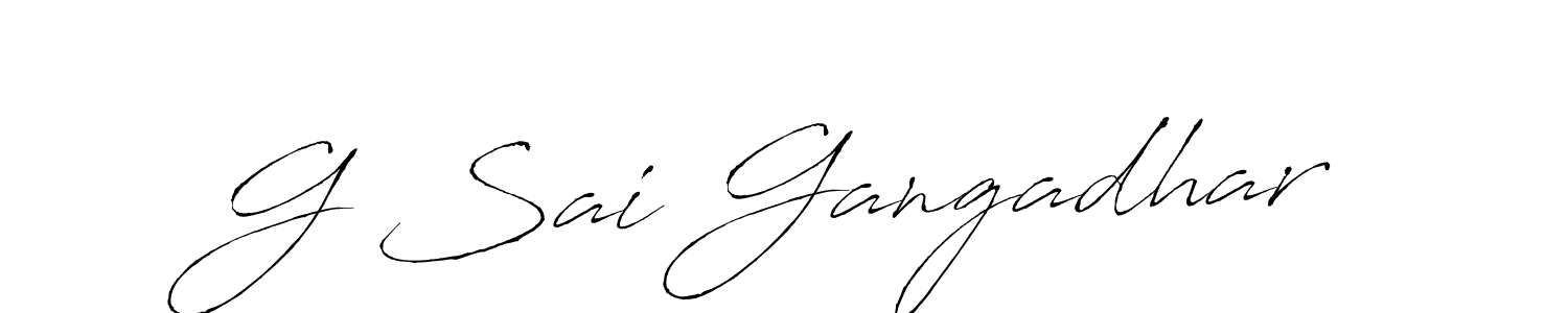 Once you've used our free online signature maker to create your best signature Antro_Vectra style, it's time to enjoy all of the benefits that G Sai Gangadhar name signing documents. G Sai Gangadhar signature style 6 images and pictures png