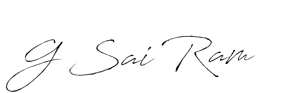 This is the best signature style for the G Sai Ram name. Also you like these signature font (Antro_Vectra). Mix name signature. G Sai Ram signature style 6 images and pictures png