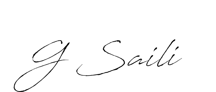 You should practise on your own different ways (Antro_Vectra) to write your name (G Saili) in signature. don't let someone else do it for you. G Saili signature style 6 images and pictures png