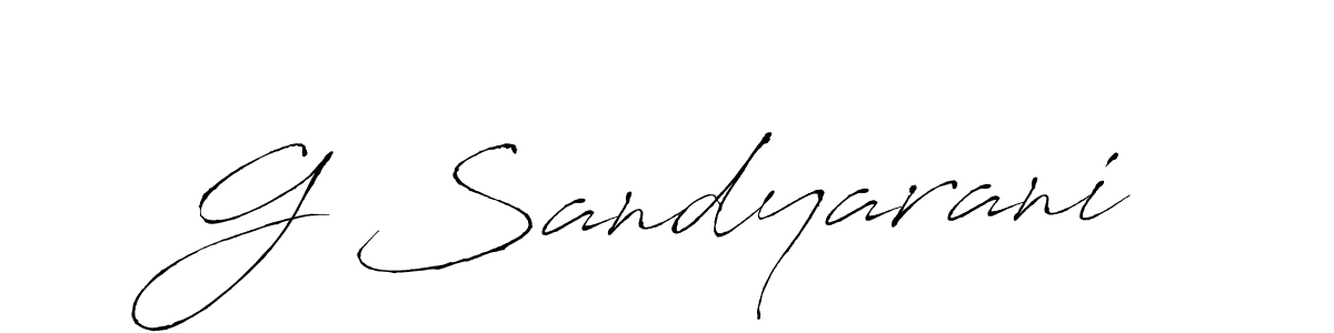 How to Draw G Sandyarani signature style? Antro_Vectra is a latest design signature styles for name G Sandyarani. G Sandyarani signature style 6 images and pictures png