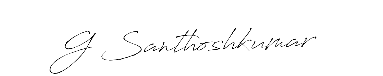 Once you've used our free online signature maker to create your best signature Antro_Vectra style, it's time to enjoy all of the benefits that G Santhoshkumar name signing documents. G Santhoshkumar signature style 6 images and pictures png