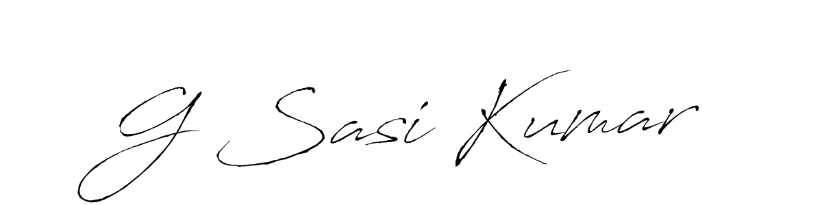 if you are searching for the best signature style for your name G Sasi Kumar. so please give up your signature search. here we have designed multiple signature styles  using Antro_Vectra. G Sasi Kumar signature style 6 images and pictures png