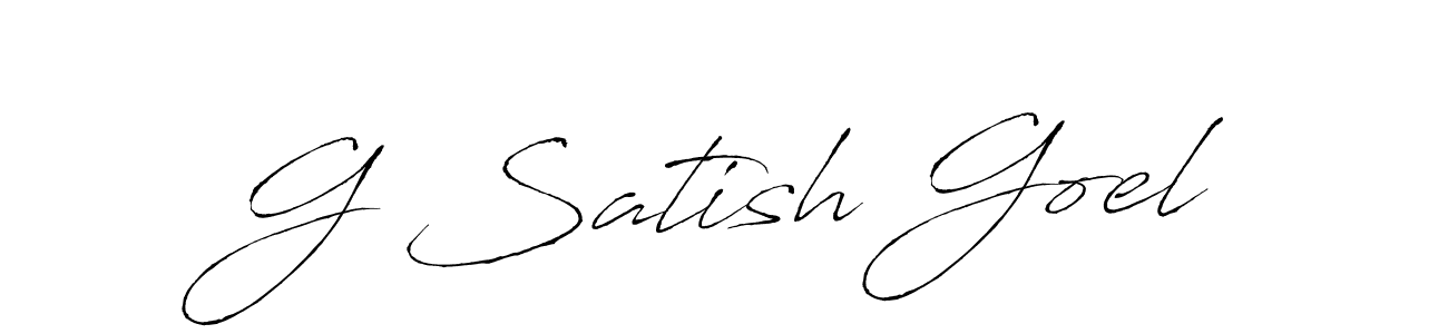Make a beautiful signature design for name G Satish Goel. Use this online signature maker to create a handwritten signature for free. G Satish Goel signature style 6 images and pictures png