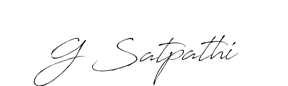 Make a beautiful signature design for name G Satpathi. Use this online signature maker to create a handwritten signature for free. G Satpathi signature style 6 images and pictures png