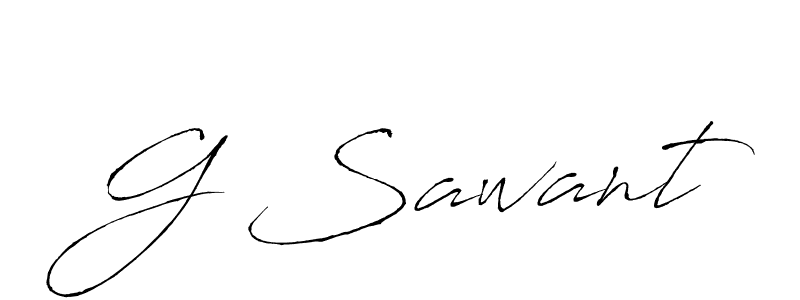 if you are searching for the best signature style for your name G Sawant. so please give up your signature search. here we have designed multiple signature styles  using Antro_Vectra. G Sawant signature style 6 images and pictures png