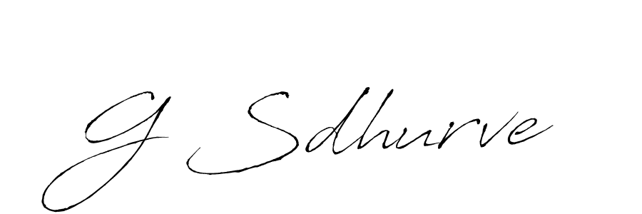 Create a beautiful signature design for name G Sdhurve. With this signature (Antro_Vectra) fonts, you can make a handwritten signature for free. G Sdhurve signature style 6 images and pictures png