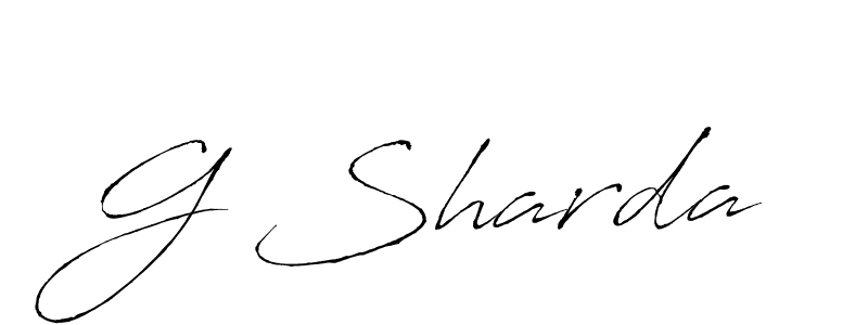 Make a beautiful signature design for name G Sharda. Use this online signature maker to create a handwritten signature for free. G Sharda signature style 6 images and pictures png