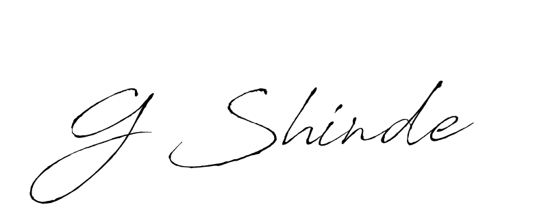 Also we have G Shinde name is the best signature style. Create professional handwritten signature collection using Antro_Vectra autograph style. G Shinde signature style 6 images and pictures png