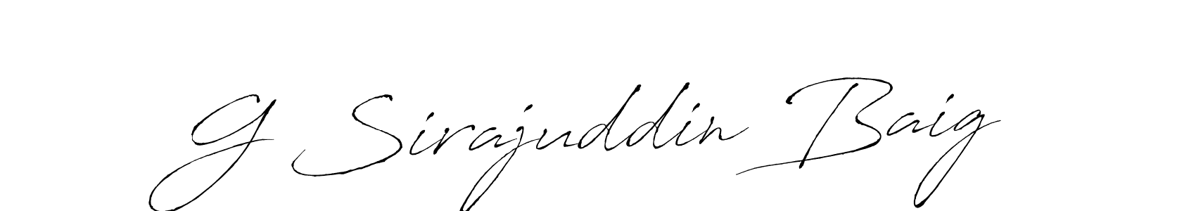 How to Draw G Sirajuddin Baig signature style? Antro_Vectra is a latest design signature styles for name G Sirajuddin Baig. G Sirajuddin Baig signature style 6 images and pictures png