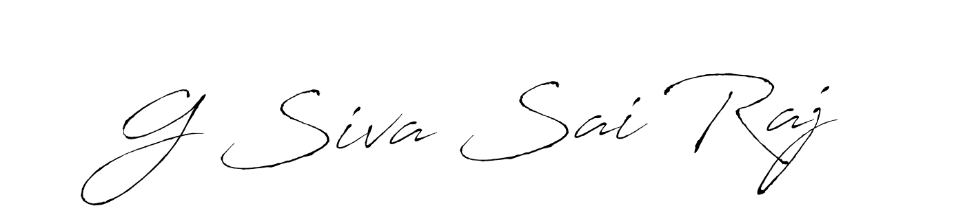 Antro_Vectra is a professional signature style that is perfect for those who want to add a touch of class to their signature. It is also a great choice for those who want to make their signature more unique. Get G Siva Sai Raj name to fancy signature for free. G Siva Sai Raj signature style 6 images and pictures png