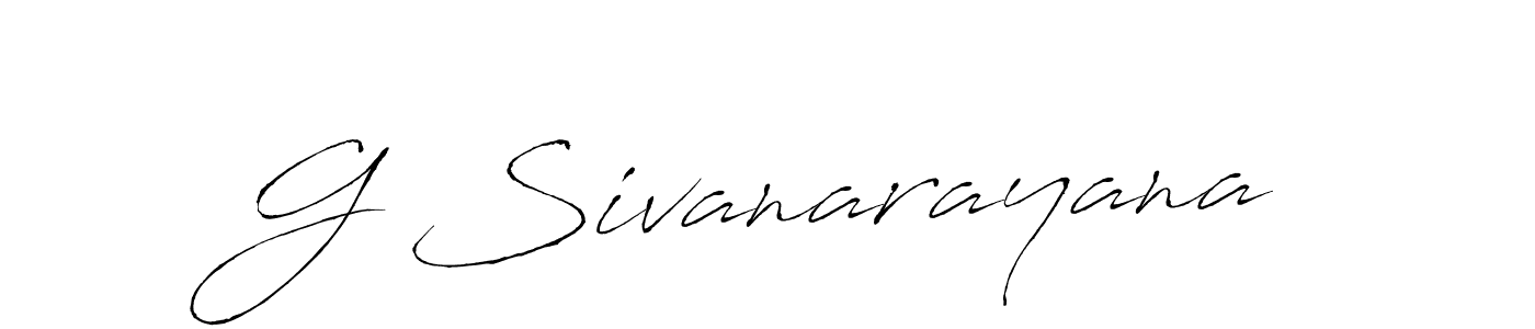 How to Draw G Sivanarayana signature style? Antro_Vectra is a latest design signature styles for name G Sivanarayana. G Sivanarayana signature style 6 images and pictures png