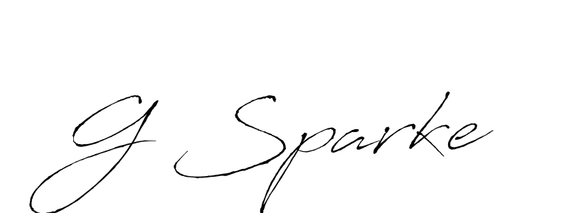 Make a beautiful signature design for name G Sparke. With this signature (Antro_Vectra) style, you can create a handwritten signature for free. G Sparke signature style 6 images and pictures png
