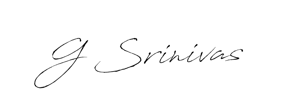 Use a signature maker to create a handwritten signature online. With this signature software, you can design (Antro_Vectra) your own signature for name G Srinivas. G Srinivas signature style 6 images and pictures png