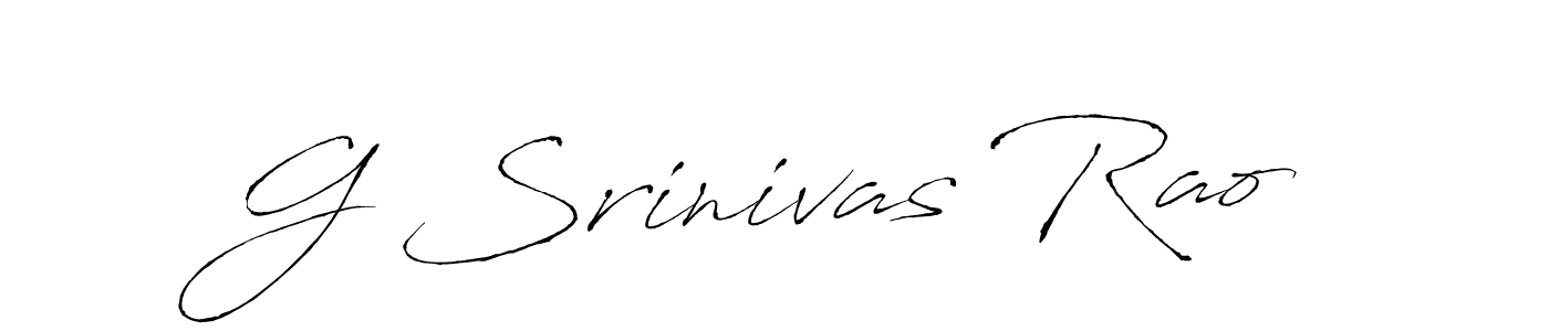 The best way (Antro_Vectra) to make a short signature is to pick only two or three words in your name. The name G Srinivas Rao include a total of six letters. For converting this name. G Srinivas Rao signature style 6 images and pictures png