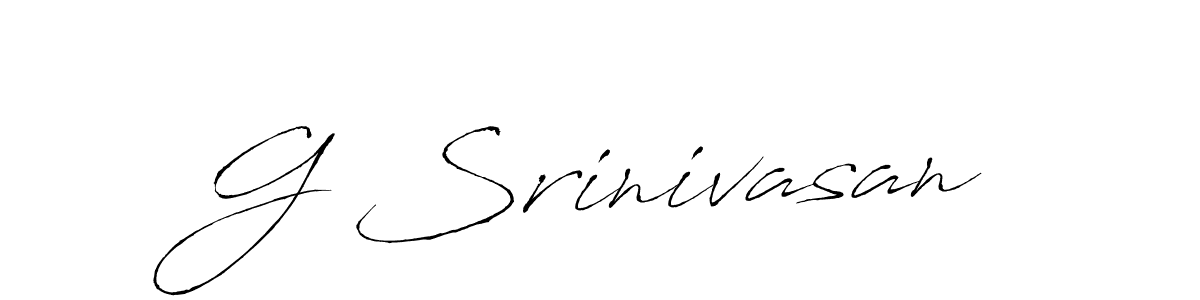 You should practise on your own different ways (Antro_Vectra) to write your name (G Srinivasan) in signature. don't let someone else do it for you. G Srinivasan signature style 6 images and pictures png