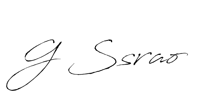 Also You can easily find your signature by using the search form. We will create G Ssrao name handwritten signature images for you free of cost using Antro_Vectra sign style. G Ssrao signature style 6 images and pictures png