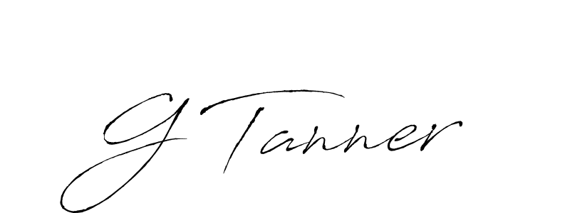 Also we have G Tanner name is the best signature style. Create professional handwritten signature collection using Antro_Vectra autograph style. G Tanner signature style 6 images and pictures png