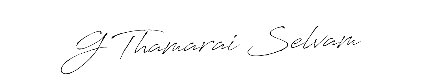 Antro_Vectra is a professional signature style that is perfect for those who want to add a touch of class to their signature. It is also a great choice for those who want to make their signature more unique. Get G Thamarai Selvam name to fancy signature for free. G Thamarai Selvam signature style 6 images and pictures png