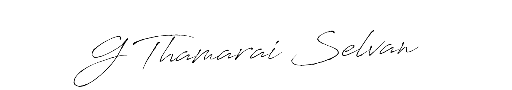 G Thamarai Selvan stylish signature style. Best Handwritten Sign (Antro_Vectra) for my name. Handwritten Signature Collection Ideas for my name G Thamarai Selvan. G Thamarai Selvan signature style 6 images and pictures png