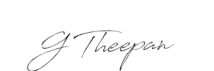 You should practise on your own different ways (Antro_Vectra) to write your name (G Theepan) in signature. don't let someone else do it for you. G Theepan signature style 6 images and pictures png