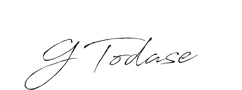 You should practise on your own different ways (Antro_Vectra) to write your name (G Todase) in signature. don't let someone else do it for you. G Todase signature style 6 images and pictures png