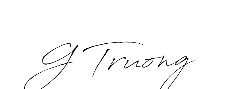 G Truong stylish signature style. Best Handwritten Sign (Antro_Vectra) for my name. Handwritten Signature Collection Ideas for my name G Truong. G Truong signature style 6 images and pictures png