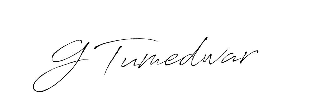 Antro_Vectra is a professional signature style that is perfect for those who want to add a touch of class to their signature. It is also a great choice for those who want to make their signature more unique. Get G Tumedwar name to fancy signature for free. G Tumedwar signature style 6 images and pictures png