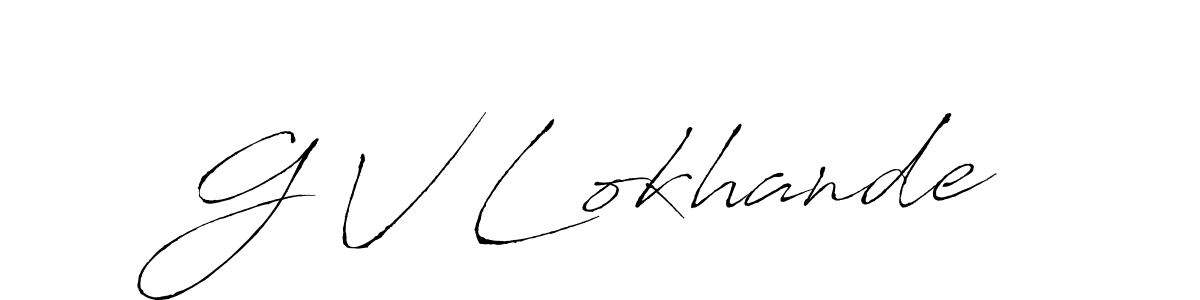 Best and Professional Signature Style for G V Lokhande. Antro_Vectra Best Signature Style Collection. G V Lokhande signature style 6 images and pictures png