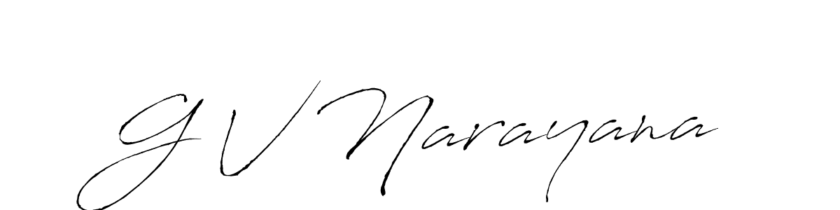 This is the best signature style for the G V Narayana name. Also you like these signature font (Antro_Vectra). Mix name signature. G V Narayana signature style 6 images and pictures png