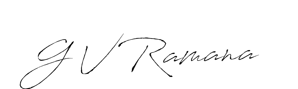 Use a signature maker to create a handwritten signature online. With this signature software, you can design (Antro_Vectra) your own signature for name G V Ramana. G V Ramana signature style 6 images and pictures png
