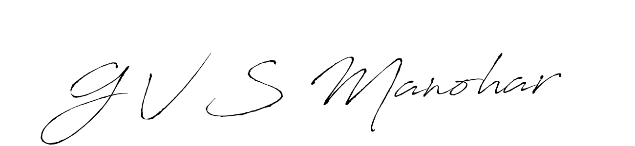 Once you've used our free online signature maker to create your best signature Antro_Vectra style, it's time to enjoy all of the benefits that G V S Manohar name signing documents. G V S Manohar signature style 6 images and pictures png