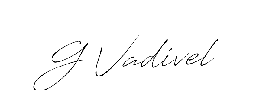 How to make G Vadivel signature? Antro_Vectra is a professional autograph style. Create handwritten signature for G Vadivel name. G Vadivel signature style 6 images and pictures png