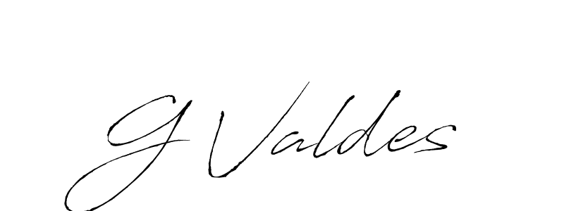 Antro_Vectra is a professional signature style that is perfect for those who want to add a touch of class to their signature. It is also a great choice for those who want to make their signature more unique. Get G Valdes name to fancy signature for free. G Valdes signature style 6 images and pictures png