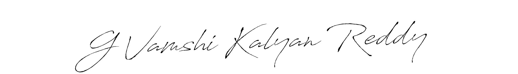 It looks lik you need a new signature style for name G Vamshi Kalyan Reddy. Design unique handwritten (Antro_Vectra) signature with our free signature maker in just a few clicks. G Vamshi Kalyan Reddy signature style 6 images and pictures png