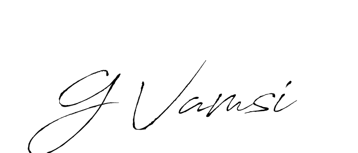 Antro_Vectra is a professional signature style that is perfect for those who want to add a touch of class to their signature. It is also a great choice for those who want to make their signature more unique. Get G Vamsi name to fancy signature for free. G Vamsi signature style 6 images and pictures png