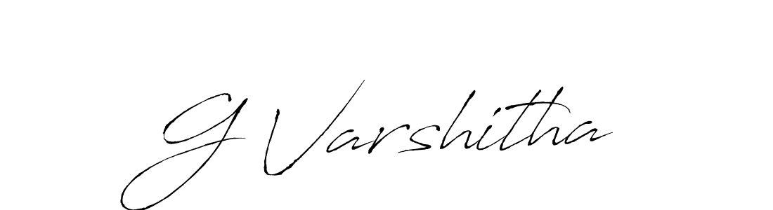 G Varshitha stylish signature style. Best Handwritten Sign (Antro_Vectra) for my name. Handwritten Signature Collection Ideas for my name G Varshitha. G Varshitha signature style 6 images and pictures png
