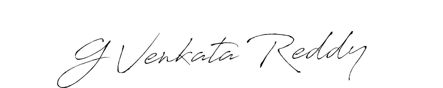 The best way (Antro_Vectra) to make a short signature is to pick only two or three words in your name. The name G Venkata Reddy include a total of six letters. For converting this name. G Venkata Reddy signature style 6 images and pictures png