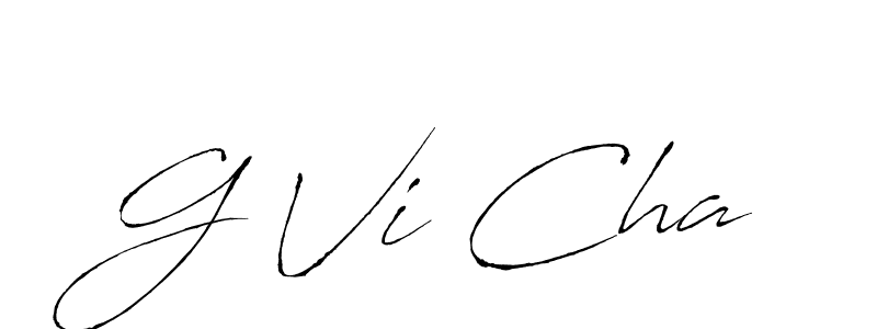 G Vi Cha stylish signature style. Best Handwritten Sign (Antro_Vectra) for my name. Handwritten Signature Collection Ideas for my name G Vi Cha. G Vi Cha signature style 6 images and pictures png