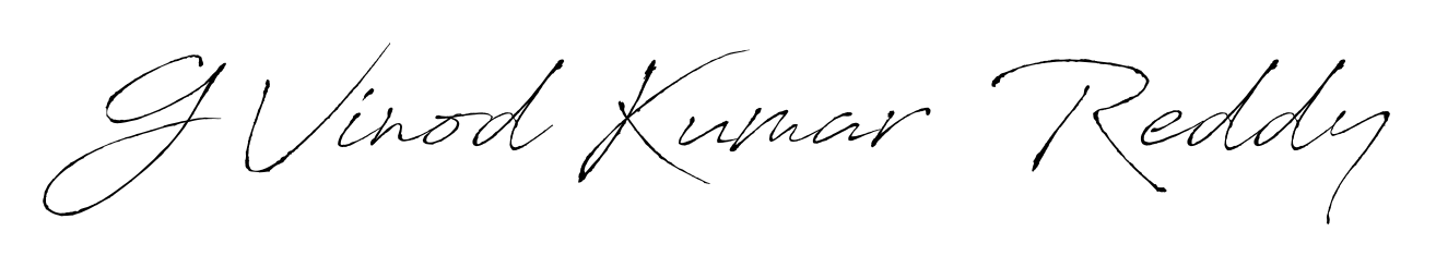 How to make G Vinod Kumar  Reddy signature? Antro_Vectra is a professional autograph style. Create handwritten signature for G Vinod Kumar  Reddy name. G Vinod Kumar  Reddy signature style 6 images and pictures png