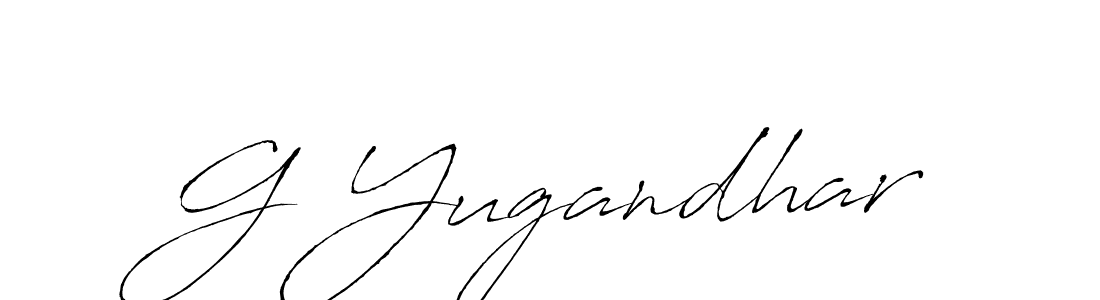 Antro_Vectra is a professional signature style that is perfect for those who want to add a touch of class to their signature. It is also a great choice for those who want to make their signature more unique. Get G Yugandhar name to fancy signature for free. G Yugandhar signature style 6 images and pictures png