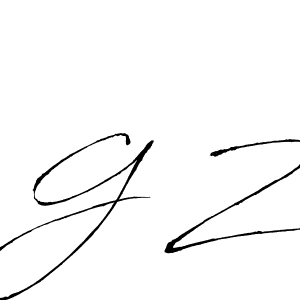 Once you've used our free online signature maker to create your best signature Antro_Vectra style, it's time to enjoy all of the benefits that G Z name signing documents. G Z signature style 6 images and pictures png