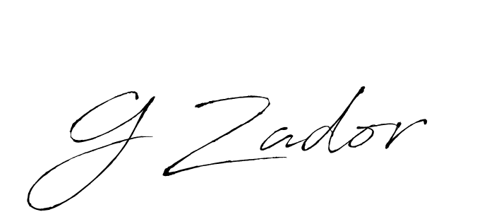 Make a short G Zador signature style. Manage your documents anywhere anytime using Antro_Vectra. Create and add eSignatures, submit forms, share and send files easily. G Zador signature style 6 images and pictures png