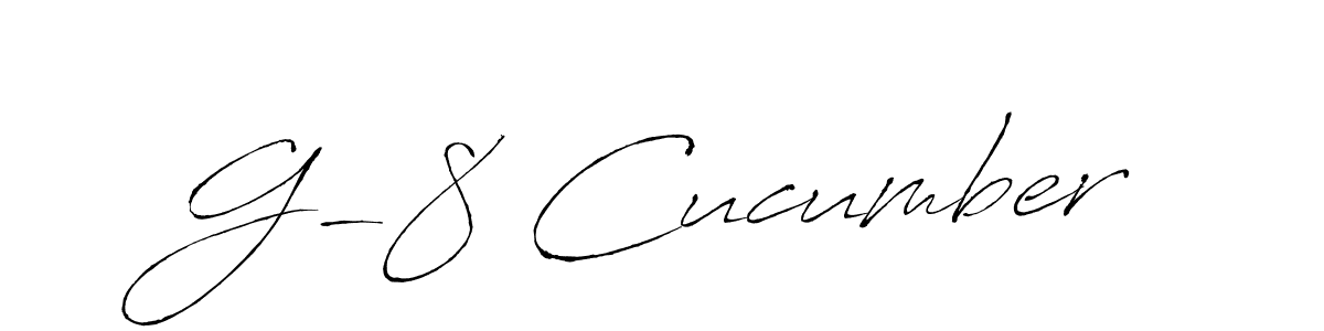 if you are searching for the best signature style for your name G-8 Cucumber. so please give up your signature search. here we have designed multiple signature styles  using Antro_Vectra. G-8 Cucumber signature style 6 images and pictures png
