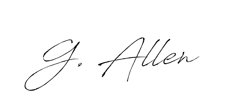 Also we have G. Allen name is the best signature style. Create professional handwritten signature collection using Antro_Vectra autograph style. G. Allen signature style 6 images and pictures png