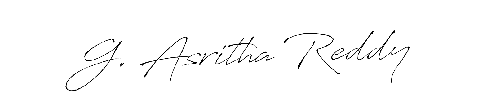 G. Asritha Reddy stylish signature style. Best Handwritten Sign (Antro_Vectra) for my name. Handwritten Signature Collection Ideas for my name G. Asritha Reddy. G. Asritha Reddy signature style 6 images and pictures png