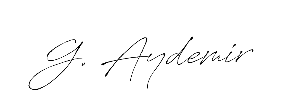 Create a beautiful signature design for name G. Aydemir. With this signature (Antro_Vectra) fonts, you can make a handwritten signature for free. G. Aydemir signature style 6 images and pictures png