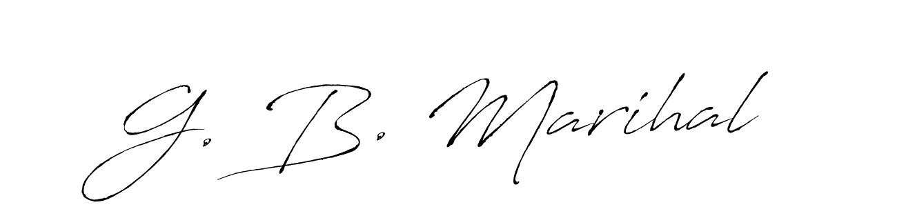 Once you've used our free online signature maker to create your best signature Antro_Vectra style, it's time to enjoy all of the benefits that G. B. Marihal name signing documents. G. B. Marihal signature style 6 images and pictures png