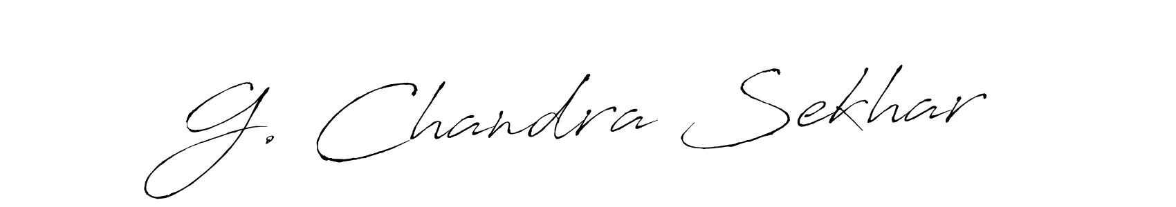 Make a beautiful signature design for name G. Chandra Sekhar. With this signature (Antro_Vectra) style, you can create a handwritten signature for free. G. Chandra Sekhar signature style 6 images and pictures png