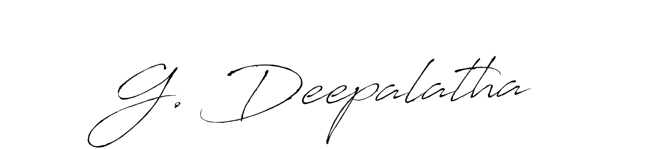 Make a beautiful signature design for name G. Deepalatha. With this signature (Antro_Vectra) style, you can create a handwritten signature for free. G. Deepalatha signature style 6 images and pictures png