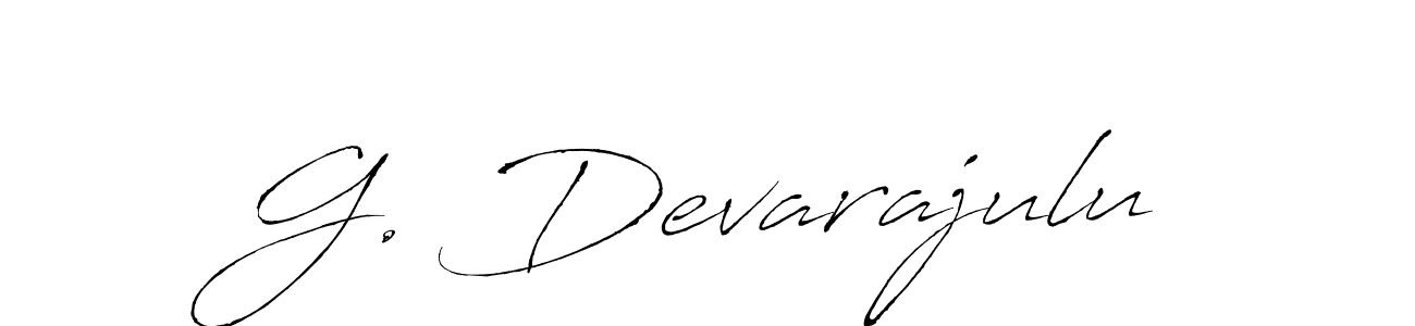 G. Devarajulu stylish signature style. Best Handwritten Sign (Antro_Vectra) for my name. Handwritten Signature Collection Ideas for my name G. Devarajulu. G. Devarajulu signature style 6 images and pictures png